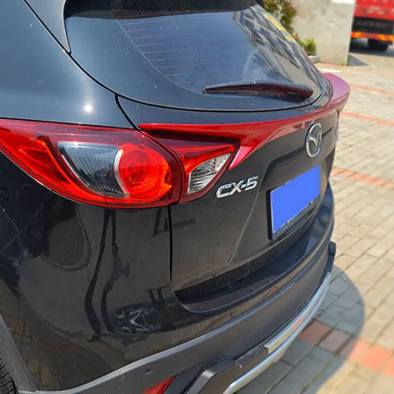 

Car Accessories ABS Plastic Unpainted Primer Color Rear Spoiler Trunk Boot Lip Cover For Mazda CX-5 CX5 2012 2013 2014 2015 2016