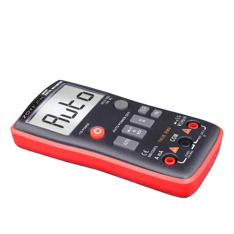 ZOYI ZT-A6 Digital Multimeter Professional Voltmeter AC DC Voltage Current Resistance Tester Multimeter Temperature NCV Meter