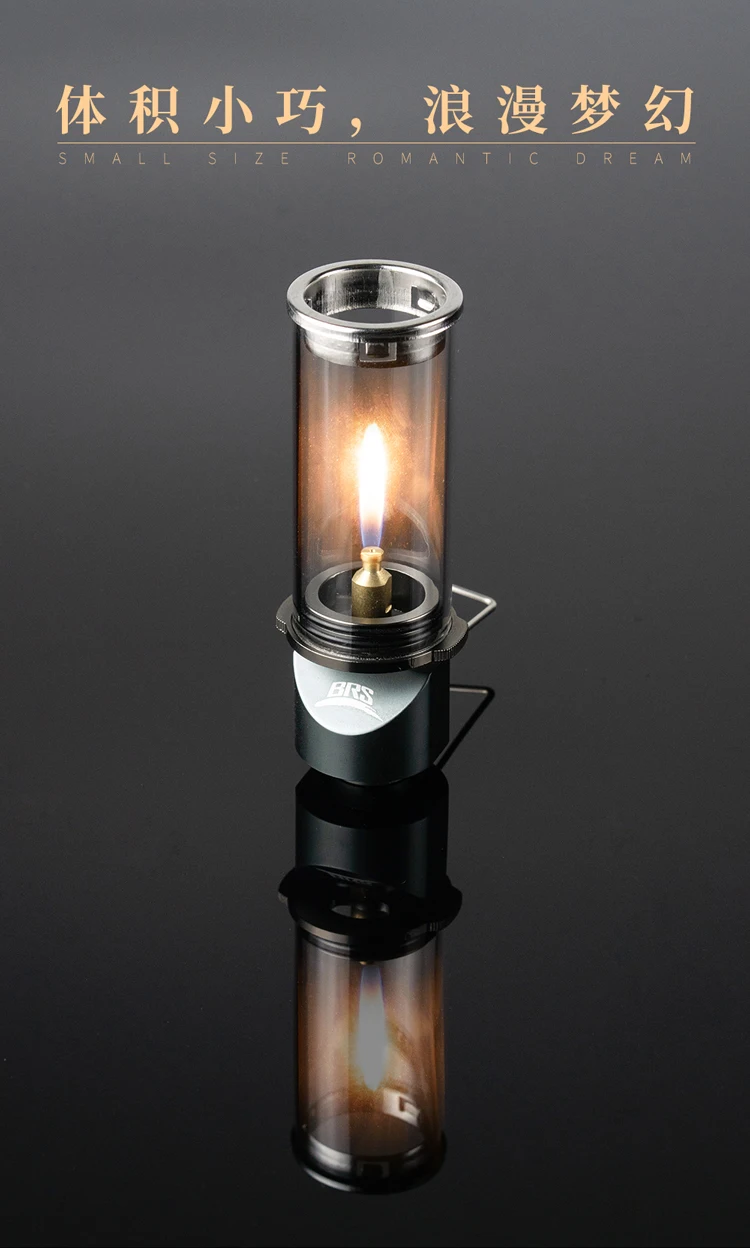 Description Picture 5 of itemBRS Dreamlike Candlelight Lamp Mini Windproof Candle Lamp Gas Burner Stove Outdoor Camping Lights Tent Lighting Equipment BRS 55