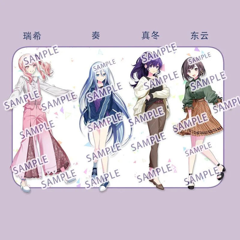 Project Sekai Colorful Stage Plate Desk Decor: Nightcord Collection Ornament Featuring Yoisaki Kanade & Asahina Mafuyu