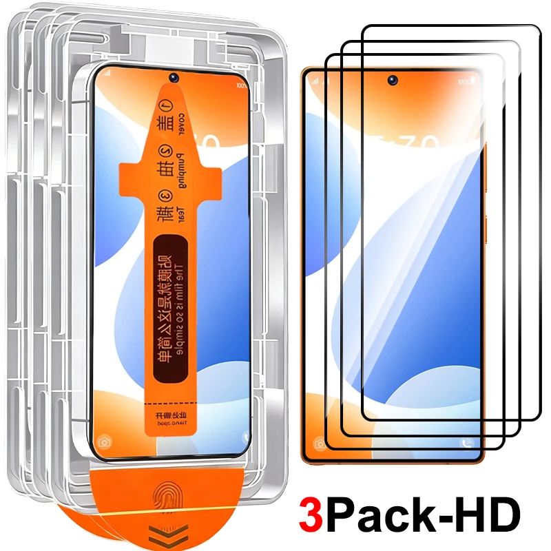 Dust-Free Easy Install Tempered Glass Screen Protector Pack
