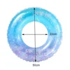 Swimming Ring Sequin Starry Sky for Kids Adult Children Inflatable Pool Foats Tube Giant Float Boys Girl Water Fun Toy Swim Laps 6