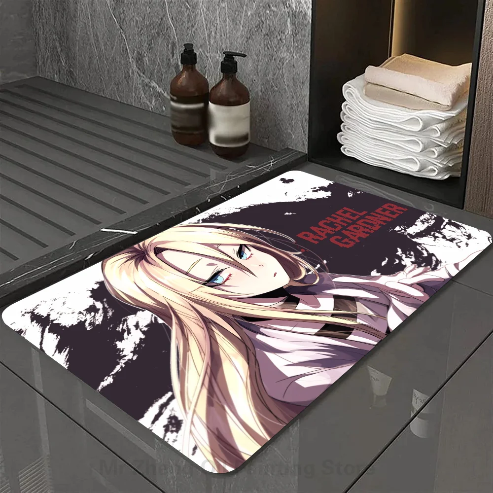 Angels Of Death Floor Mat Anti-Slip Kitchen Bedroom Handmade Tufted Rug Carpet Living Room Entrance Rug 4