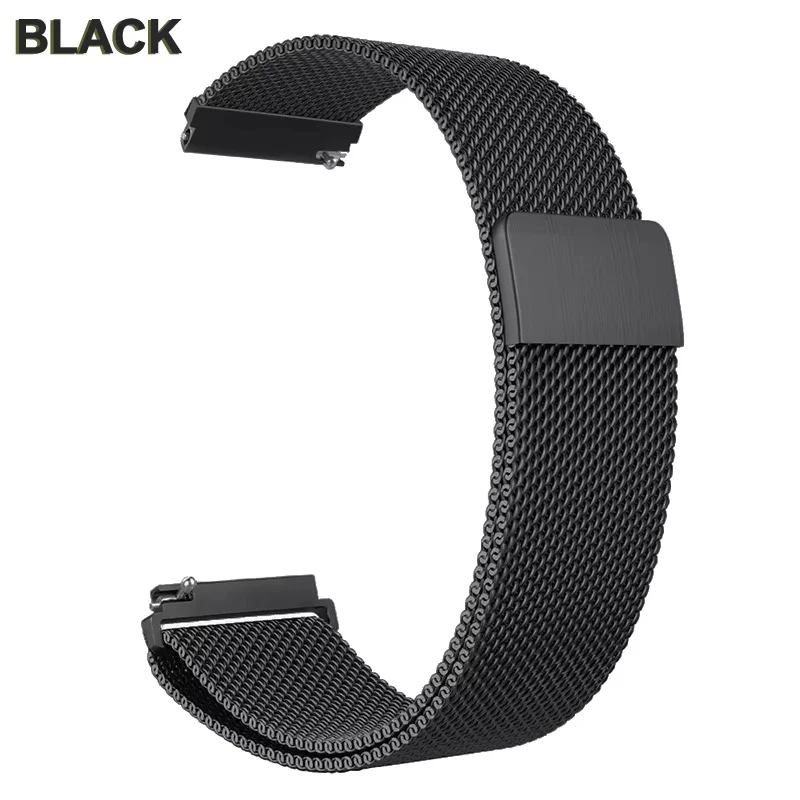 Mesh Milanese Stainless Steel Watch Strap Bracelet - Universal 46mm Metal Band