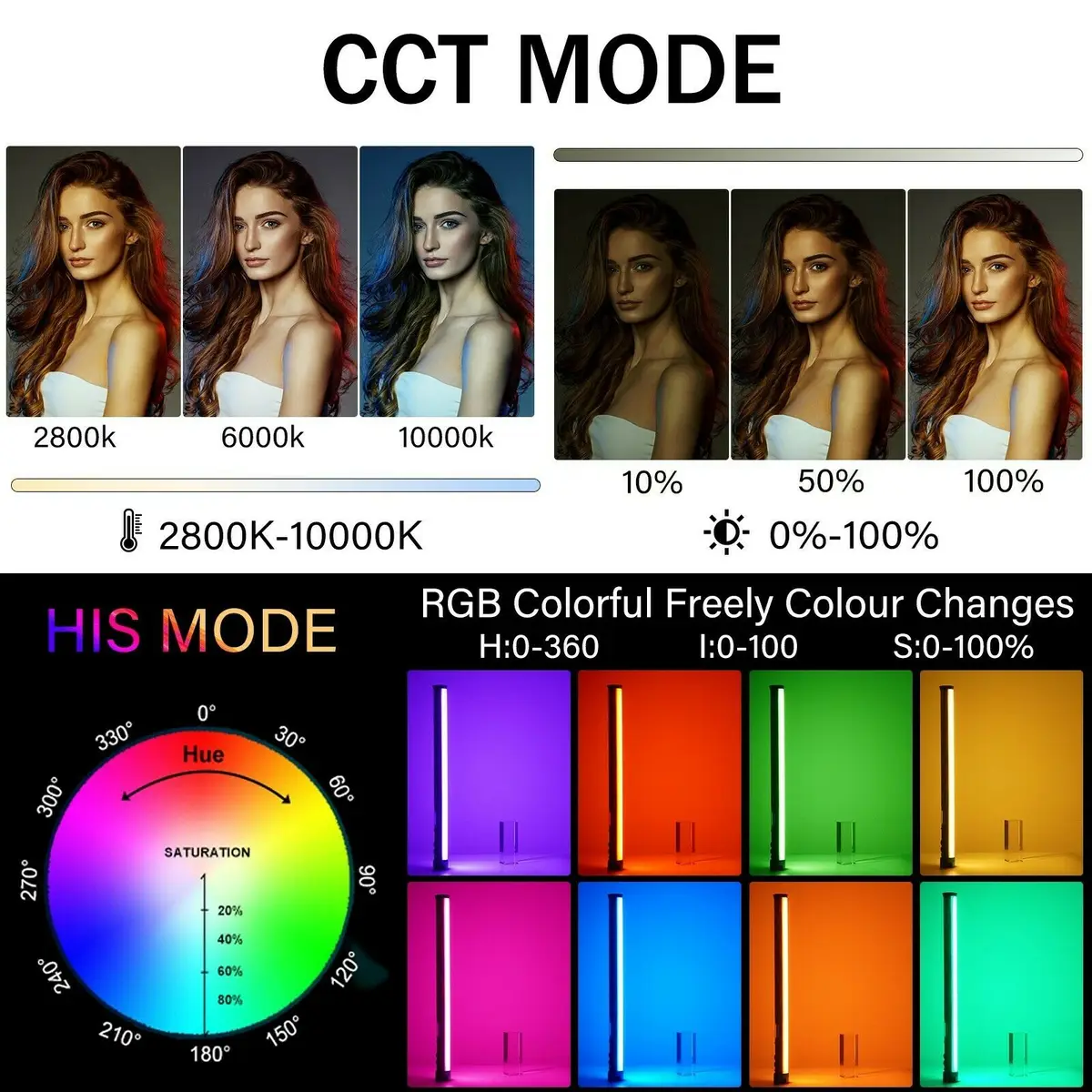 【DO BRASIL】Sokani X25 RGB LED Video Light Handheld Tube Wand Stick  CTT Photography Lighting 3000mAh APP for YouTube Tiktok — view 4