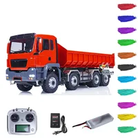 Toys 1/14 8x8 Metal LESU Hydraulic RC Roll On/Off Dump Truck TOUCAN Ready to Run RTR Painted Finished Full Dumper Cars Vehicle 1