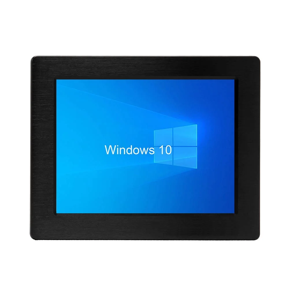 

12,1 дюймовый ПК без вентилятора, встроенный процессор Core i3/i5/i7, 5-проводной резистивный сенсорный экран, GLAN, 2COM, 4USB, промышленный HMI