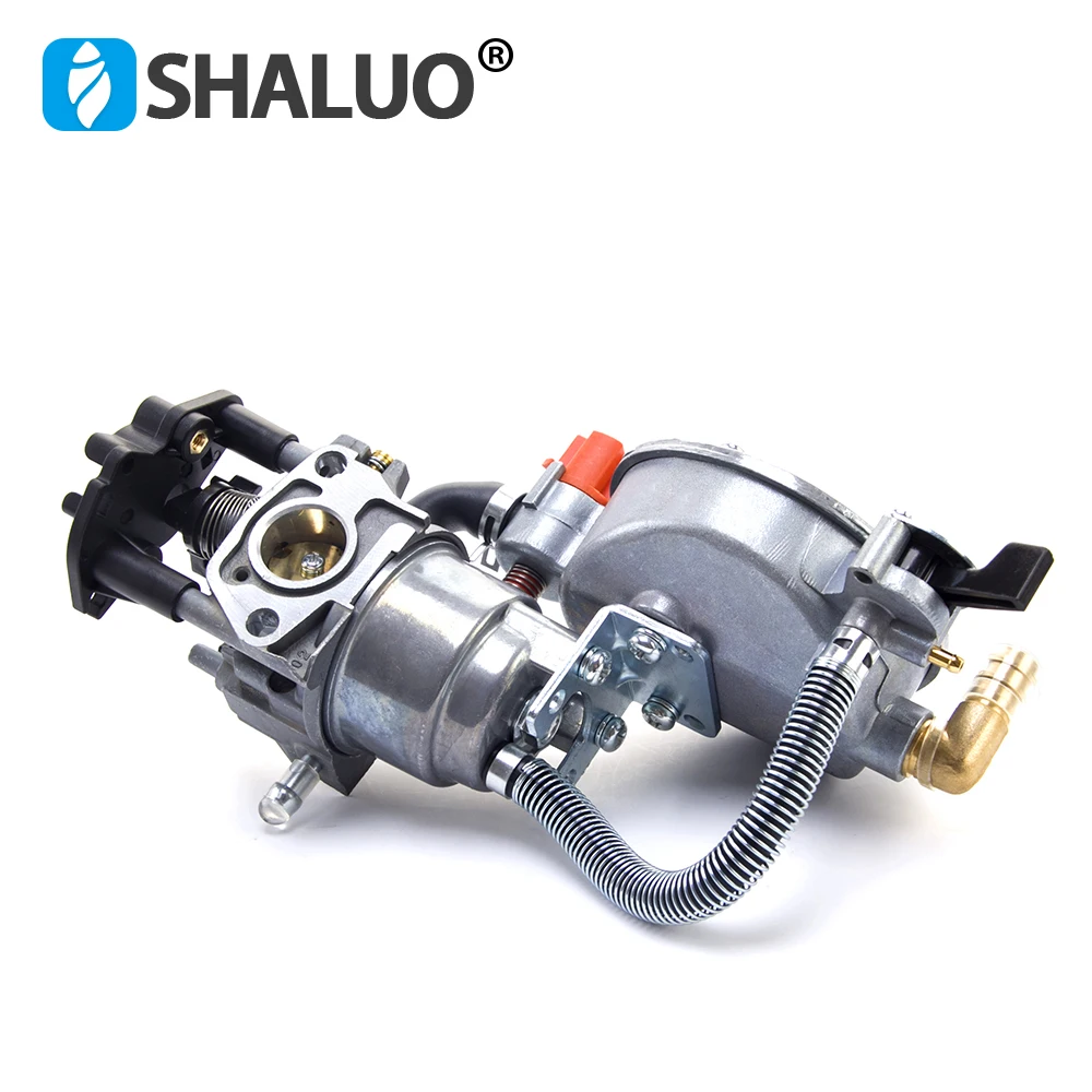 P19B Frequency Conversion LPG Carburetor Kit 3KW 6.5HP 168F 170F Gasoline Generator Dual Fuel Gas Carburetor With Gaskets gasoline generator parts