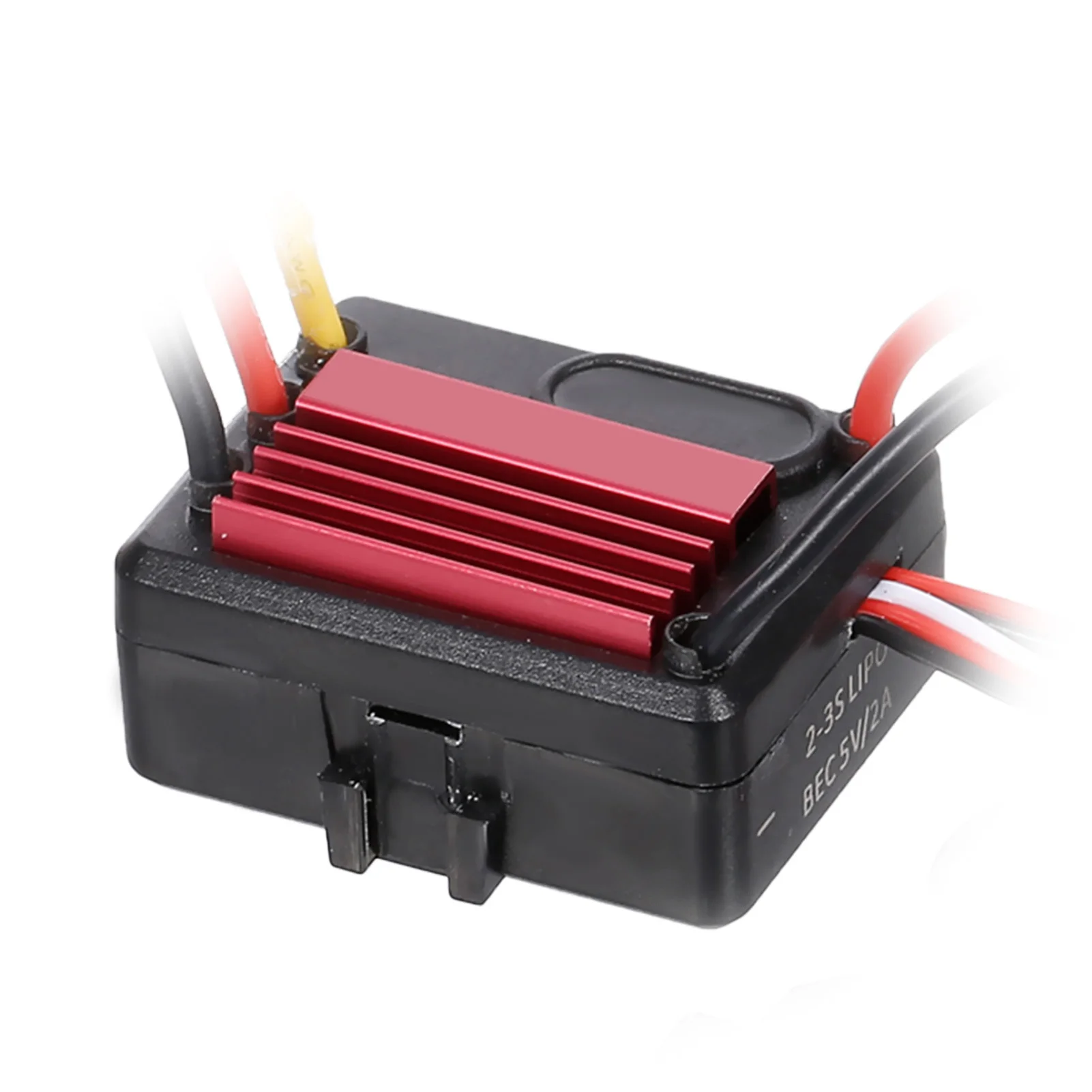 Connecteurs du variateur ESC 35A pour voiture RC 1/16 1/18 avec dissipation thermique en alliage d'aluminium