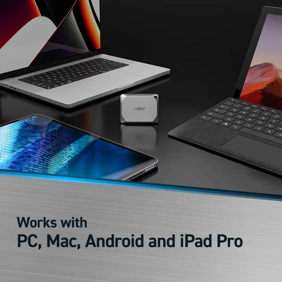 crucial X9 PRO for Mac 4TB ポータブルSSD Amazon.com: Crucial X9 Pro 4TB Portable SSD, Up to 1050MB/s