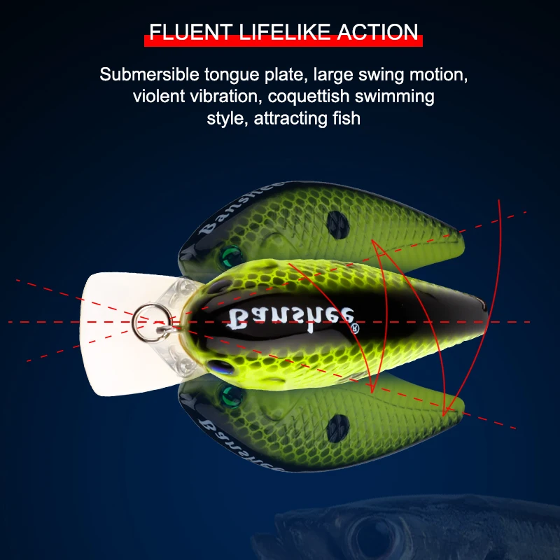Squarebill Crankbait 60mm 12g 4