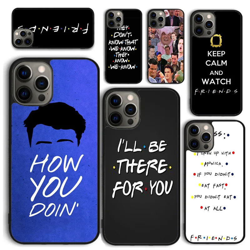 Friends Tv Show Best Friends Forever Design Custodia Per Telefono Per Iphone 15 14 12 13 Mini 6 7 8 Plus X Xs Xr 11 Pro Max Se 2020 Back