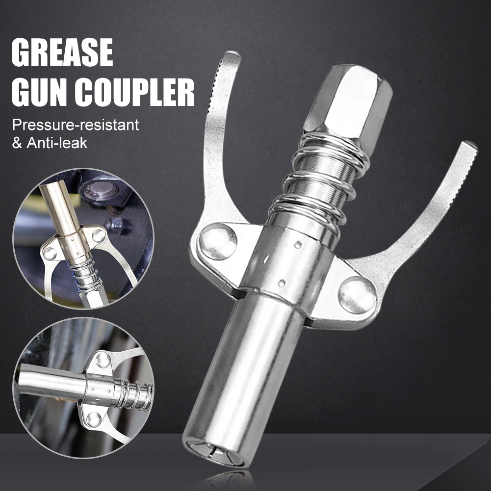 

Grease Gun Coupler Car Repair Tool 10000PSIHigh Pressure Grease Nozzle Oil Pump Car Syringe Lubricant Filling Equipment