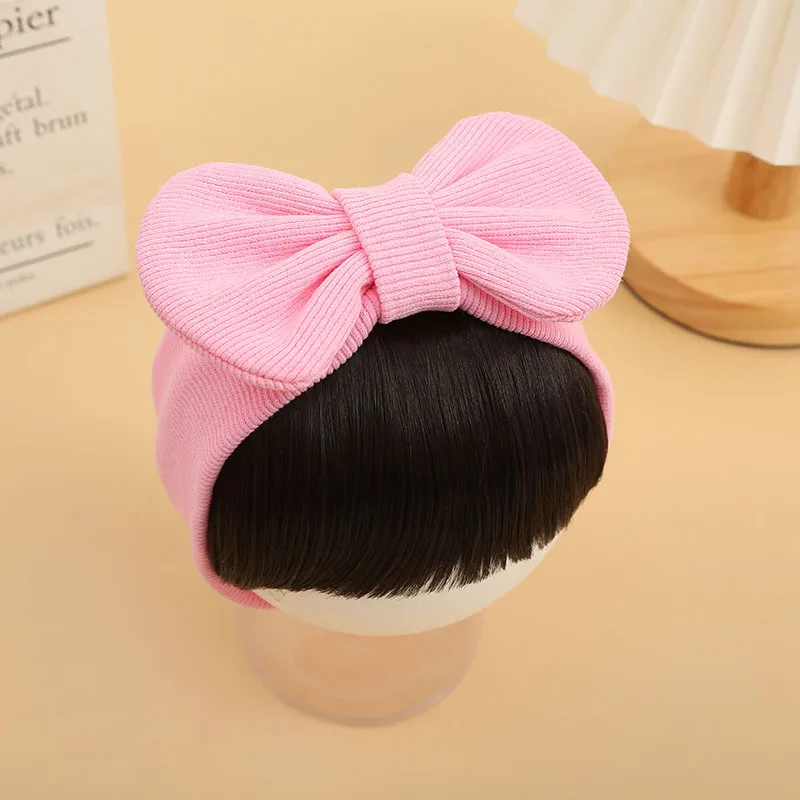 Newborn Baby Headwear Fashion Bowknot Headband Baby Girl Newborn Princess Wig Headband Infant Hairband Kids Accessories baby essential  Baby Accessories