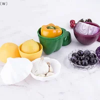 maveraW créative cuisine réfrigérateur légumes Fruits bac à légumes conteneurs oignon ail poivre vert citron frais boîte de rangement obrazWinter1 circulaire 3