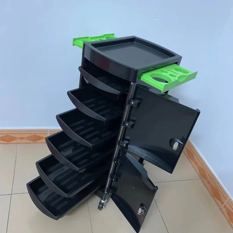 Japanese Style Nail Salon Trolley Barber Shop Originality Storable Trolley Modern Multifunctional Furniture Skjuta En Vagn HBSC