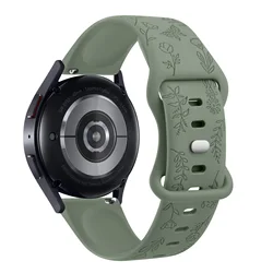 Universal 20mm Silicone Smartwatch Strap - Vibrant and Durable Replacement Band - 20mm (Avocado green)