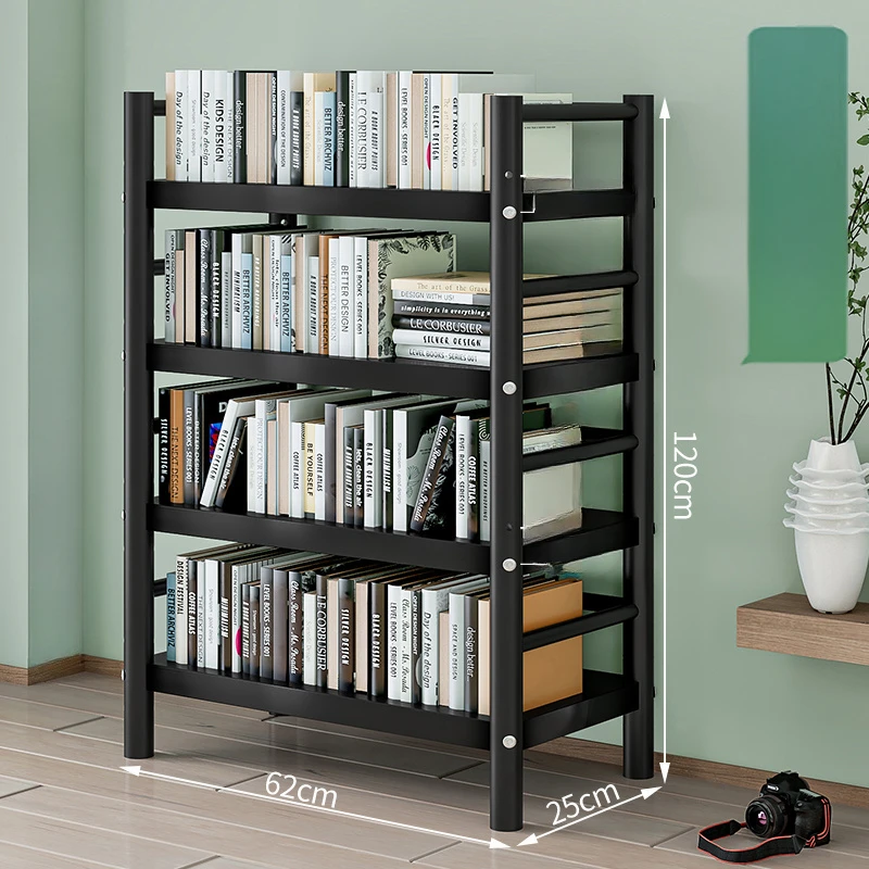 Vanity Modern Bookshelf Kids Standing Library Nordic Bookshelf Metal Cube Bambini Libreria Estanteria Room Furniture Yn50Bs