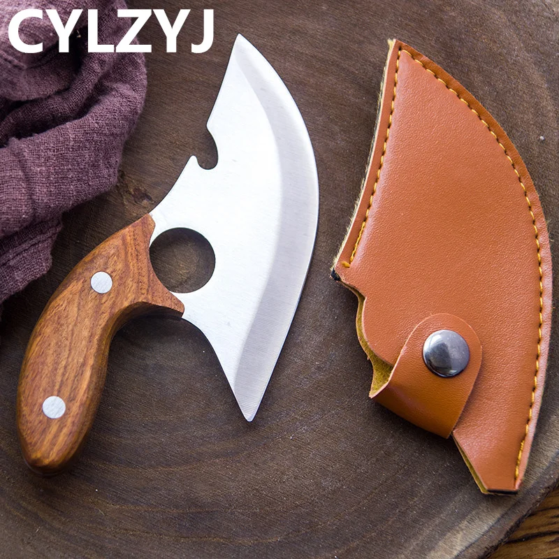 Description Picture 4 of itemFish Boning Knife Professional Tool Cooking  Kitchen Knife Seafood Mutton Aquatic Slaughter Fishing Butcher Knife Meat Cleaver