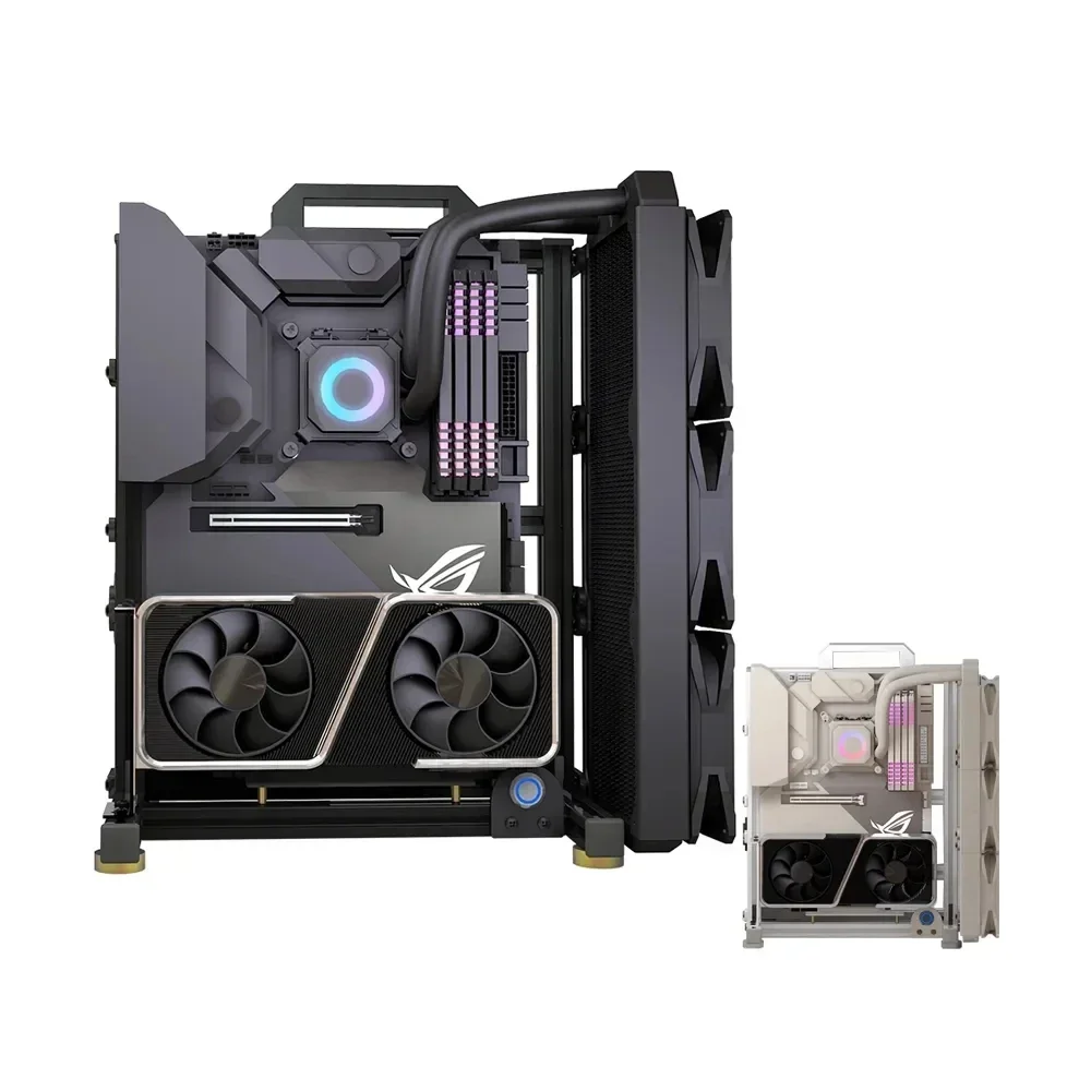 커스텀 오픈 PC 케이스 MOD 프레임 섀시 ITX MATX ATX EATX 수냉 게이머 캐비닛 랙 DIY