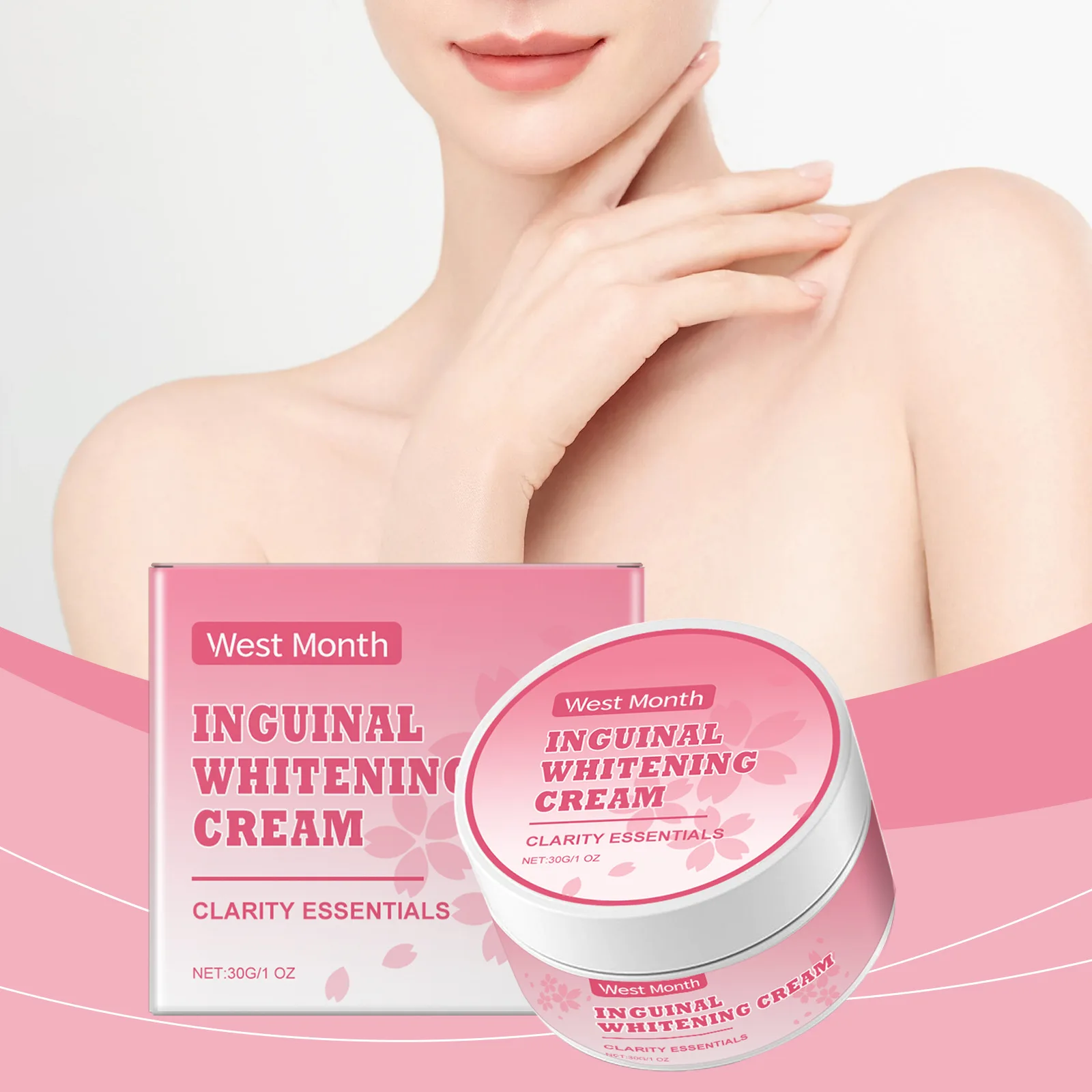 Body Whitening Cream Private Part Underarm Bleaching Butt Knee Brighten Remove Inner Thigh Intimate Inguinal Dark Dull Skin Care 3