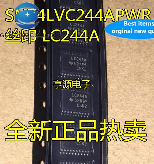 

20 шт., 100% оригинальный новый SN74LVC244A SN74LVC244APWR LC244A TSSOP20