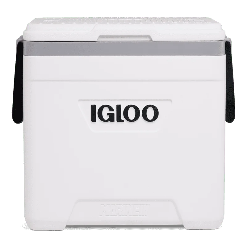 

25 QT Marine Hard Sided Cooler, White (10.46" x 20.56" x 13.06")