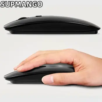 Ultra Thin USB 2.4Ghz Wireless Mouse Wireless Mouse 1600DPI 4 Buttons Cordless Mice for PC Desktop Laptop Windows Computer 4