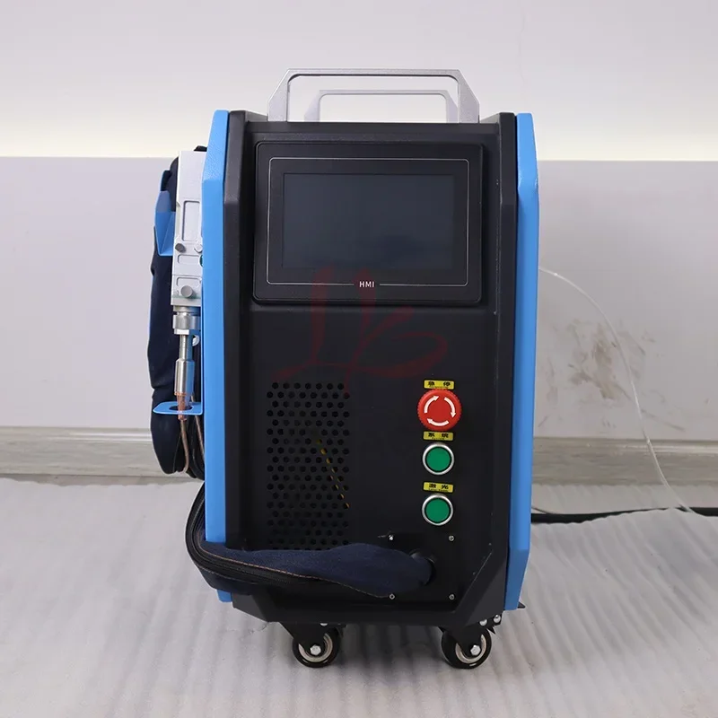800W 1200W Handheld 3 in 1 Laser Welding Machine Cutting Cleaing Wire Fedder For Metal Oxides On Stainless Steel Surfaces 4