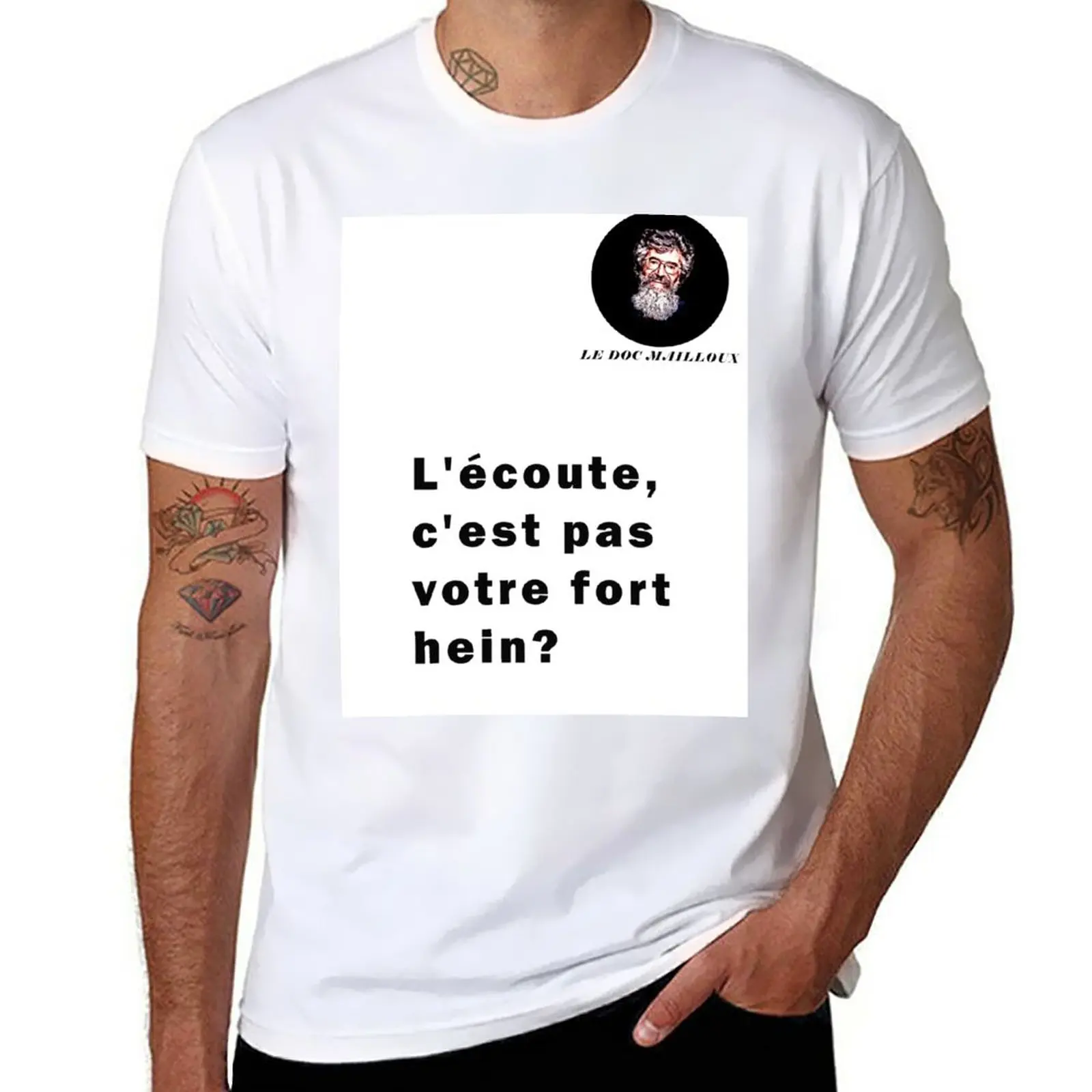 

New Doc Mailloux - Listening isn't your strong point, is it T-Shirt quick-drying t-shirt plus size tops mens clothing