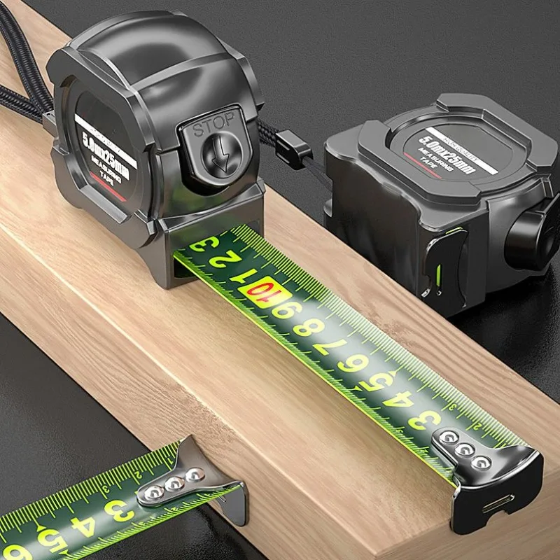 5-7-5-10M-Metric-Measuring-Tape-Self-Locking-Steel-Tape-Measure ...