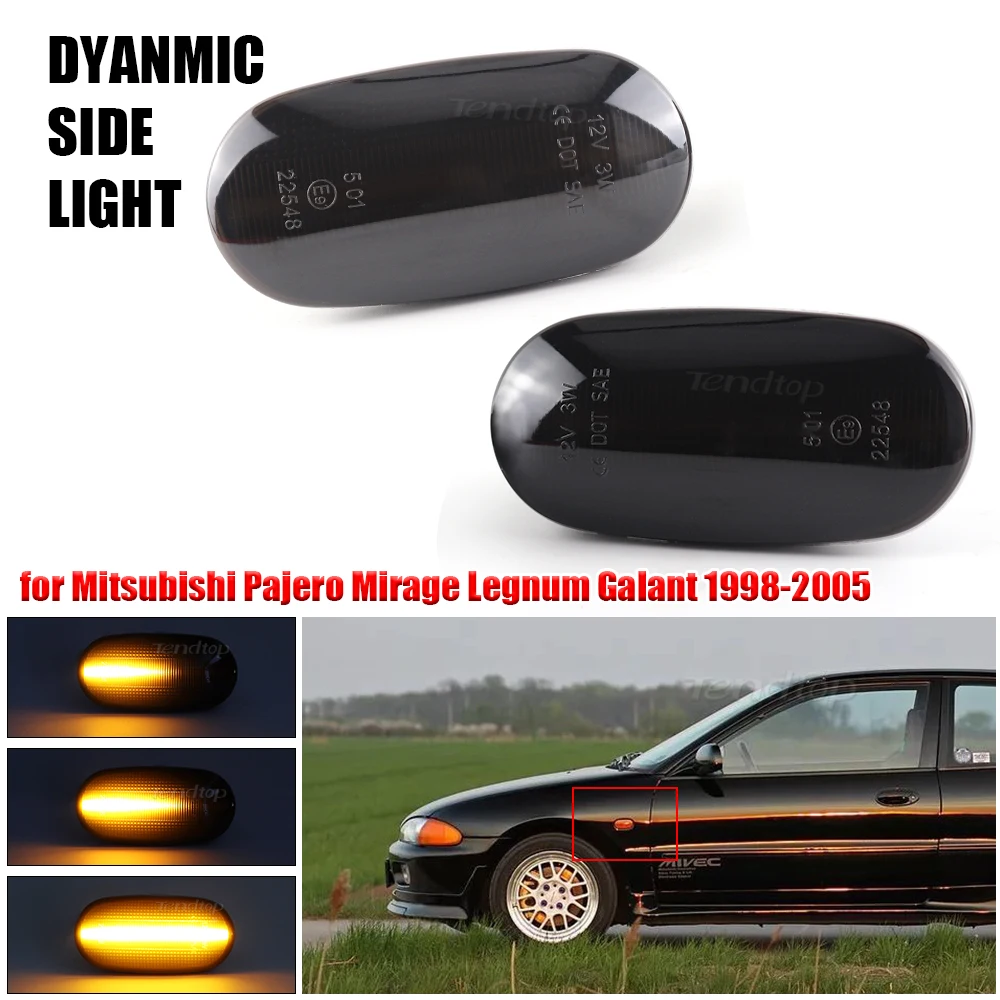 

2 шт., боковые габаритные огни для Mitsubishi Pajero Mirag 1998-2005
