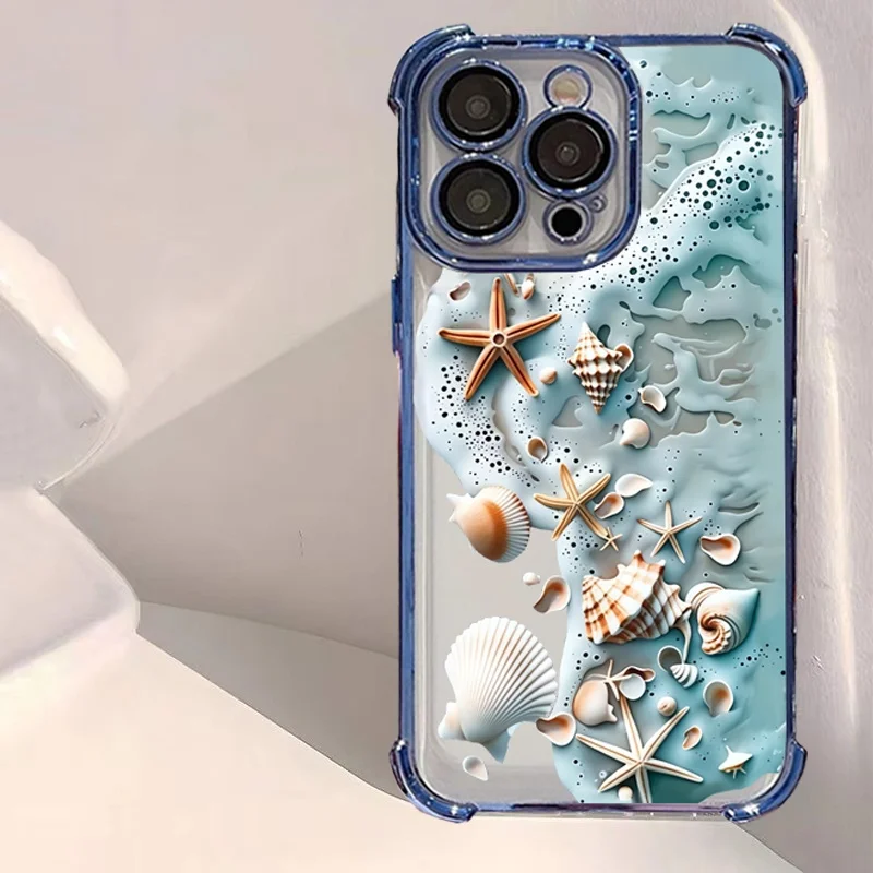 Marine Life Shark Plating Phone Case Cover