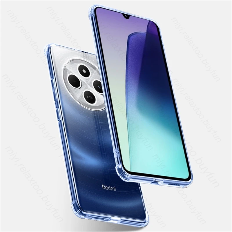 Airbags Shockproof Transparent Case for Xiaomi Redmi 14C 4G Case Redmi14C TPU Soft Cover Redmy Readmi 14 C C14 Back Coque Fundas 2