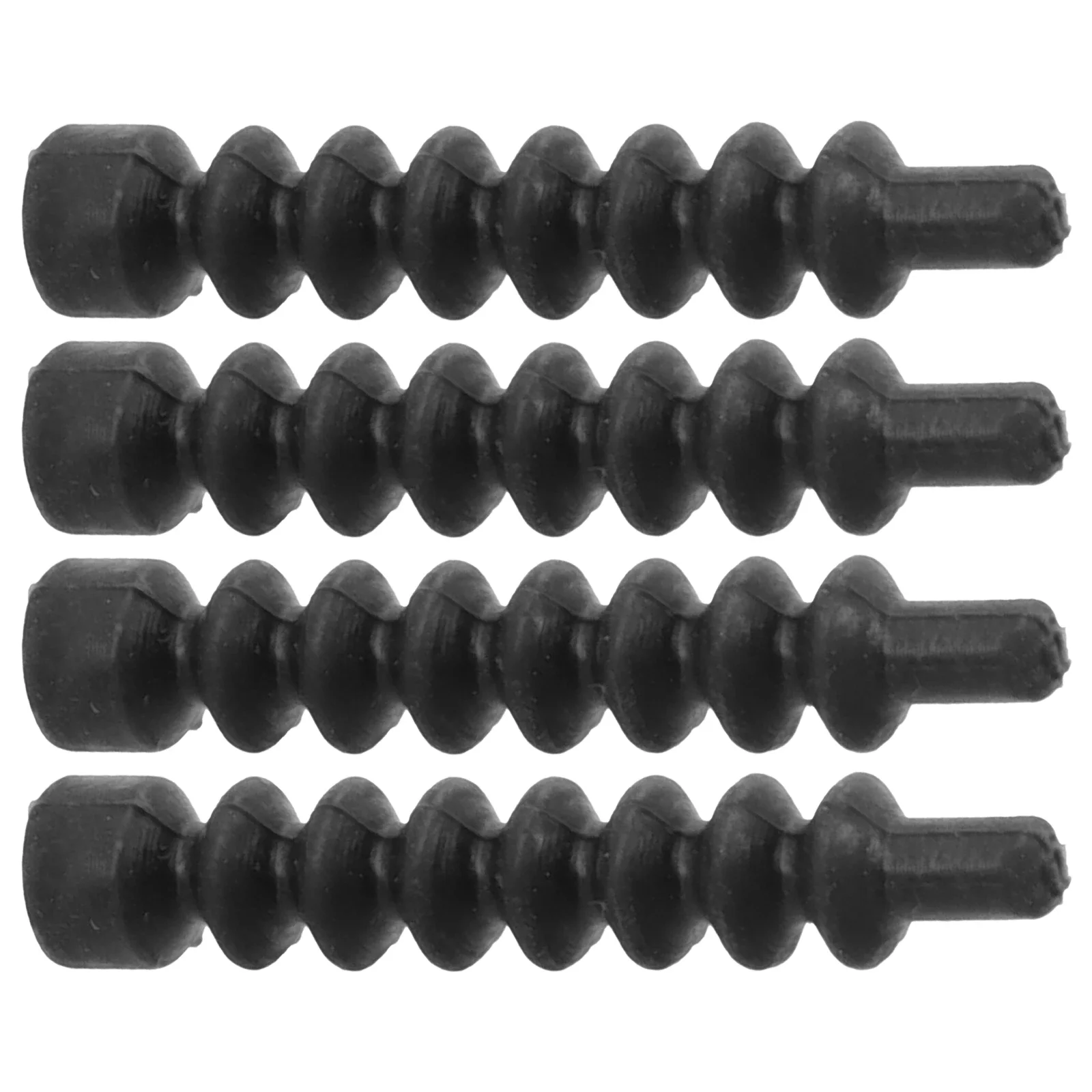 4pcs Rubber Gaiter For Bicycle V-Brake Cable Noodle Boot Dust Cover Disc Brake Dust Covers Waterproof Brake Line Tube Protector