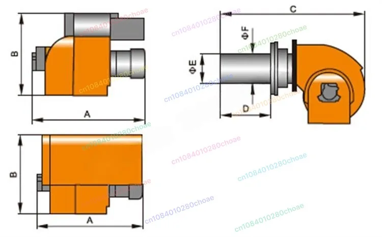 BT14L Diesel Combustion Machine Diesel Burner Heating Furnace Diesel Burner Indu