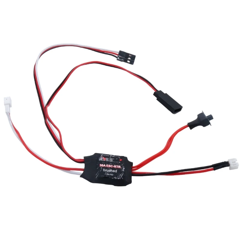 

Brushed Motor Electric Speed Controller 30A with Brake for 1:24 Car Dropship
