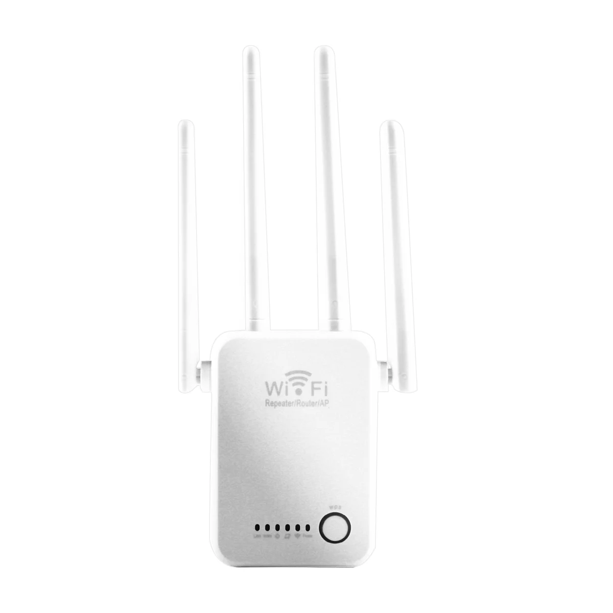 Ripetitore Wifi 300M 2.4G Wireless Wifi Router Signal Booster Extender 4 Amplificatore Di Segnale Dell'Antenna Per La Casa (Spina Ue)