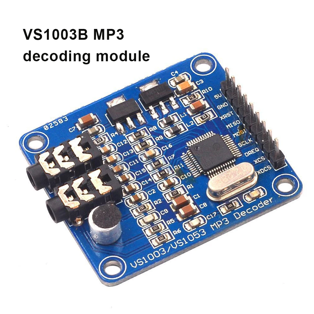 MP3 Module VS1003B Decode Modules Arduinos Breakout Board Small Accessory Excellent Performance Easy to Install