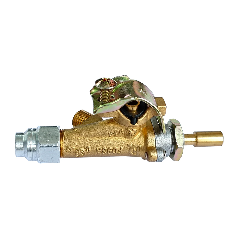 BBQ Grill Standard Brass Gas Safety Valve Low Pressure with Orkli Magnet Unit Gas Outlet 7/16-24unf Thread Supplies Accessory