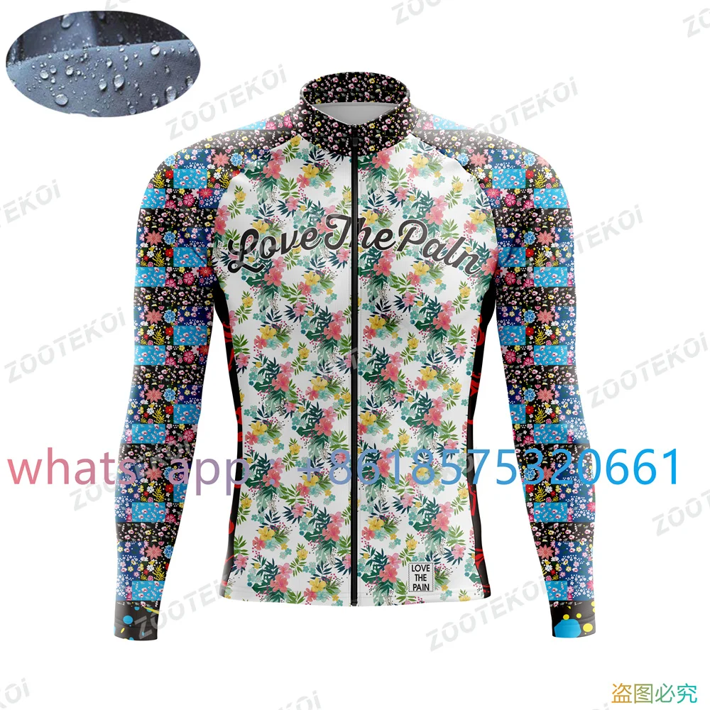 

Love The Pain windbreaker water proof Raincoat Cycling Rainproof MTB Jacket Team Bicycle MTB Road Racing Bike Clothing Ciclsimo