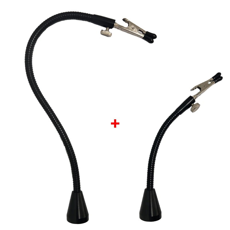 TOOKKSS Magnetic PCB Board Fixed Clip Flexible Arm Soldering Third Hand 4 Flexible Arms Glass Soldering Iron Holder Repair Tools