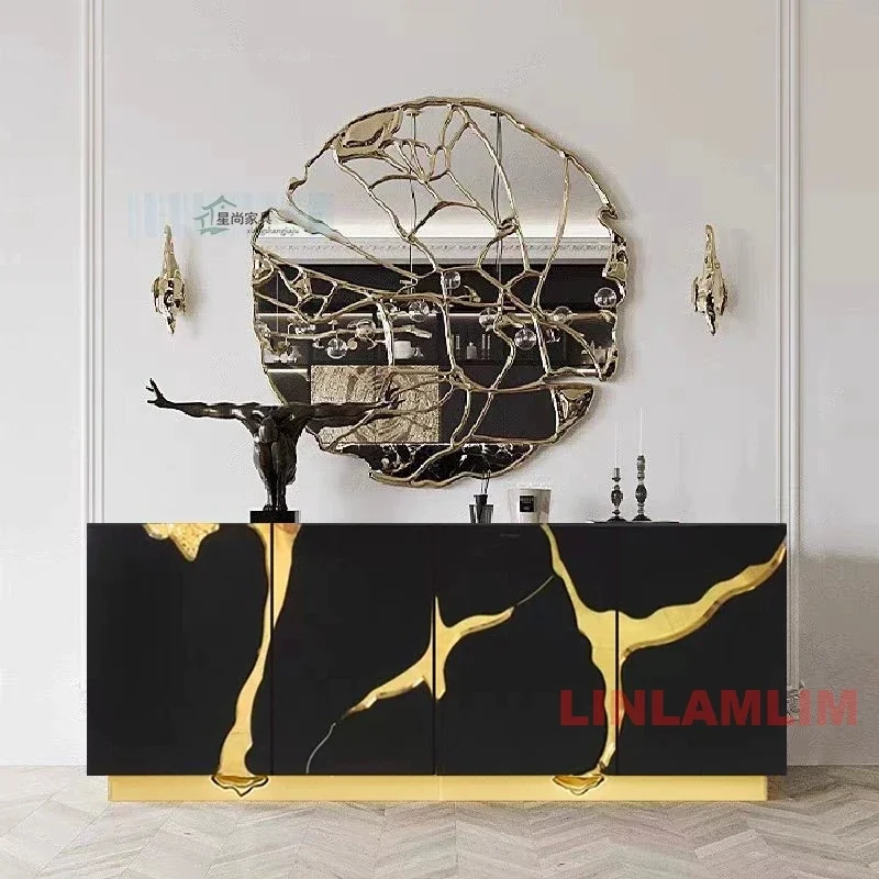 Luxury Black & White Sideboard 3