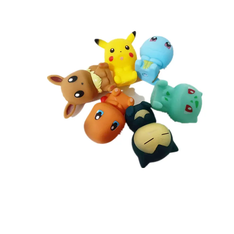 Figure Pokemon Pikachu Eevee Pokemon Figures Bathroom Pokemon Anime Bath Toy Swimming Pool