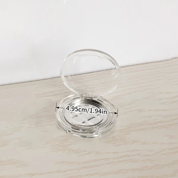 2.5g Empty Single Slot Eyeshadow Palette Blush Box Portable Cosmetic Makeup Case Container With Mirror For Bb Cream Foundation - Thumbnail 6