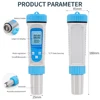 Bluetooth 6 in 1 TDS Meter Digital Water Tester EC TDS SALT SG Temperature PH Meter Aquarium Water Tester Pool Accessories 5