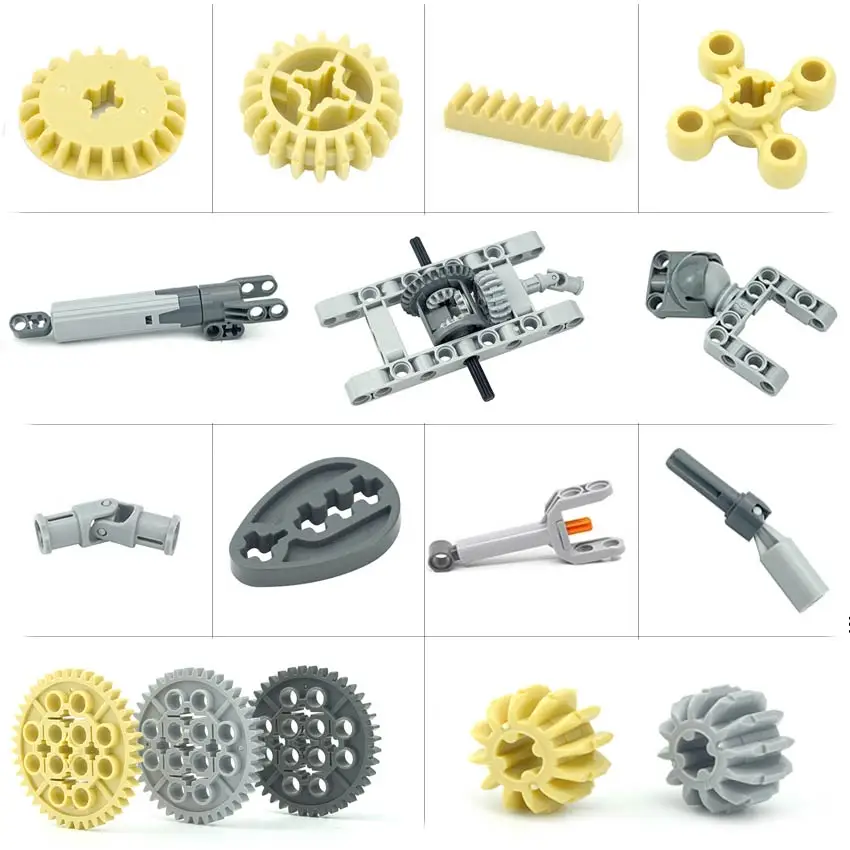 Bricks Technical Gear Parts Worm Rack Classic Accessories MOC Train Car Crane Model DIY Building Blocks Toy For Children construction blocks,racing car building blocks,building blocks,car building blocks,anime block toys