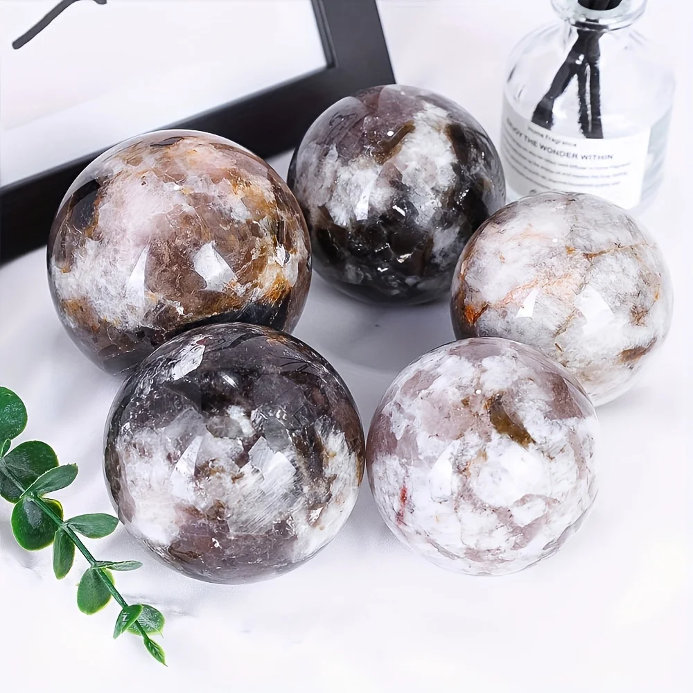 1pc Natural Mica Crystal Sphere Stone, Home Decoration, Gift For Family And Friends