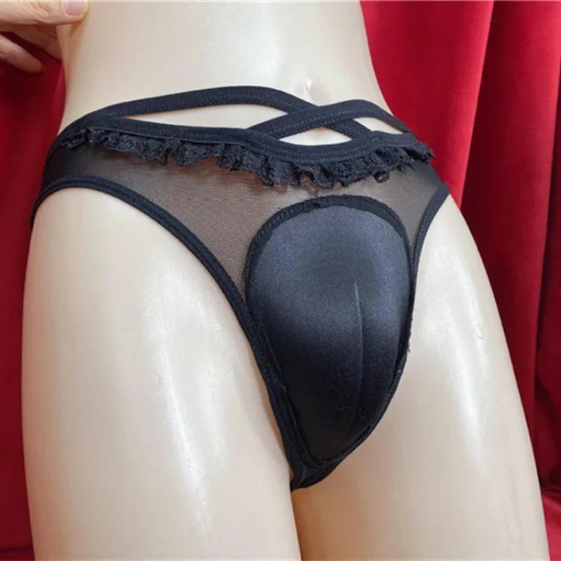 

Fake Vaginal Padded Shaper Briefs For Crossdressing Transgender Men Hiding Gaff Panties Sexy Sissy Underpant Control Panty Gaff