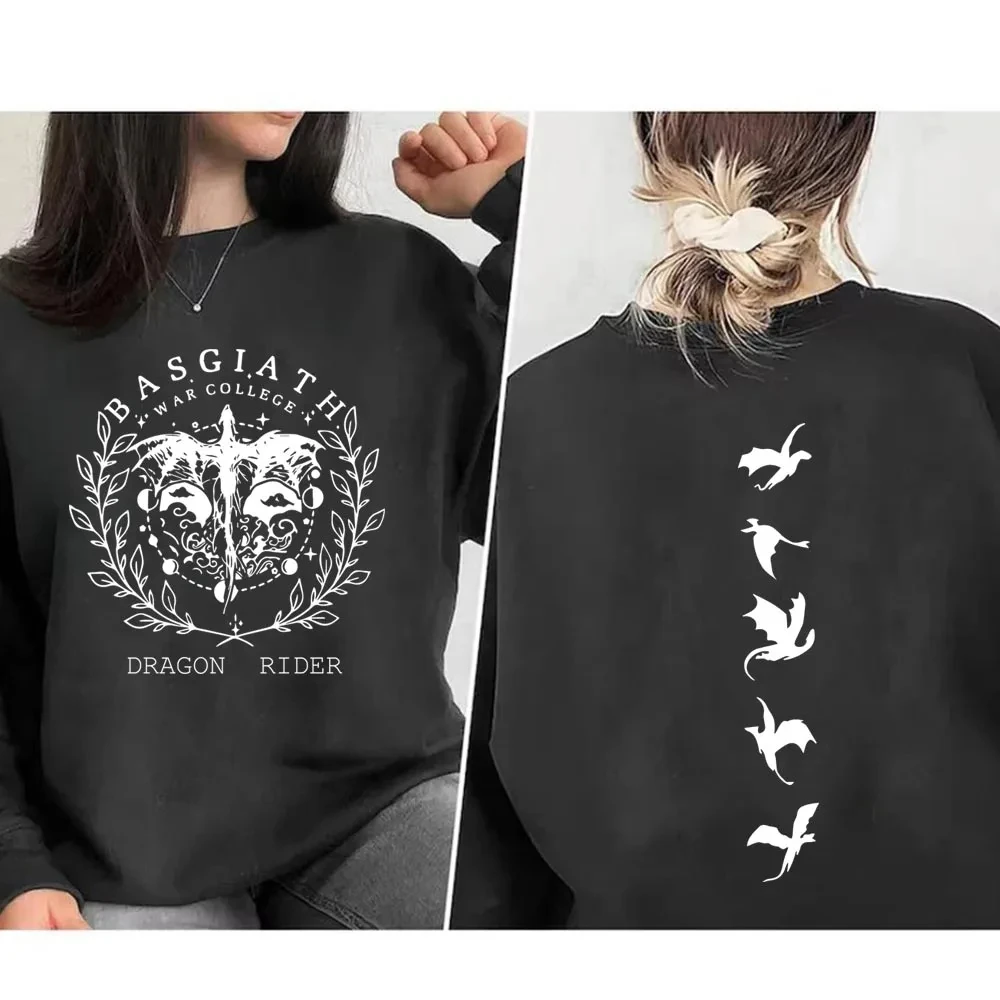 

Women's Retro Dragon Rebecca Sweatshirt, Long-sleeved Hoodie, Crew Neck Sweatshirt Winter Clothes Women Anime Hoodie